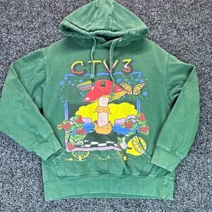Jaden Smith CTV3 x Online Ceramics Strawberry Skies Hoodie Green Small S 2020